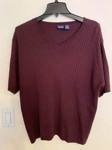Dressbarn Sweater Top Womens Plus Size 1X 18/20W Purple Soft Knit Honors V Neck - Picture 1 of 6