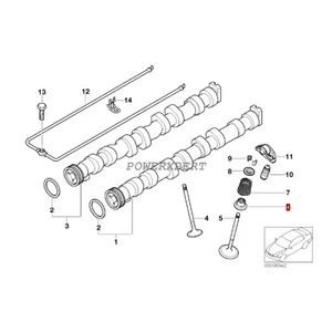 11340029751 16pcs OEM Victor Reinz Valve Stem Seals for 2009-2011 BMW X5 X6 4.4L - Picture 1 of 5