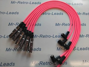 PINK 8MM PERFORMANCE IGNITION LEADS VR6 MK3 VR6 OBD2 PASSAT 2.8 QUALITY HT - Picture 1 of 4
