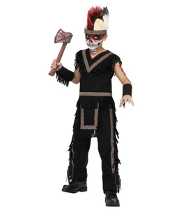 Wild West Warrior Costume Boys M 8-10yrs - Picture 1 of 1