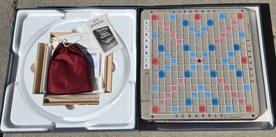 Unused Vintage 1977 Scrabble Turntable Deluxe Edition Game Selchow & Righter - Image 1 of 4