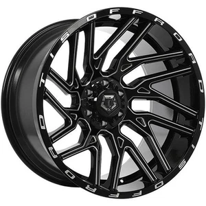 22" Black Alloy Wheel Rim for Chevrolet Silverado 1500, 554BM2226844S-AM - Picture 1 of 1