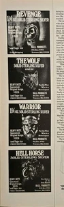 1979 VTG RARE PRINT AD - HALL PRODUCTS STERLING SILVER RING AD TOWSON , MD - Picture 1 of 1