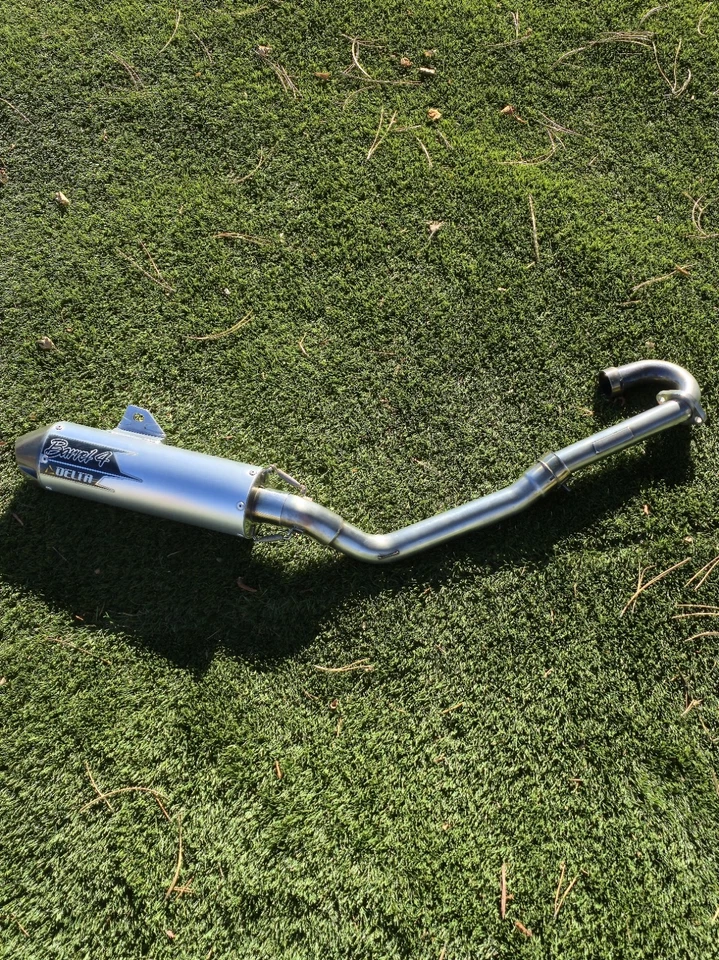 Silenciador de escape completo Delta Barrel 4 Yamaha Wr250x/r 08-22 en EE. UU. no antideslizante  Foto 1 de 4