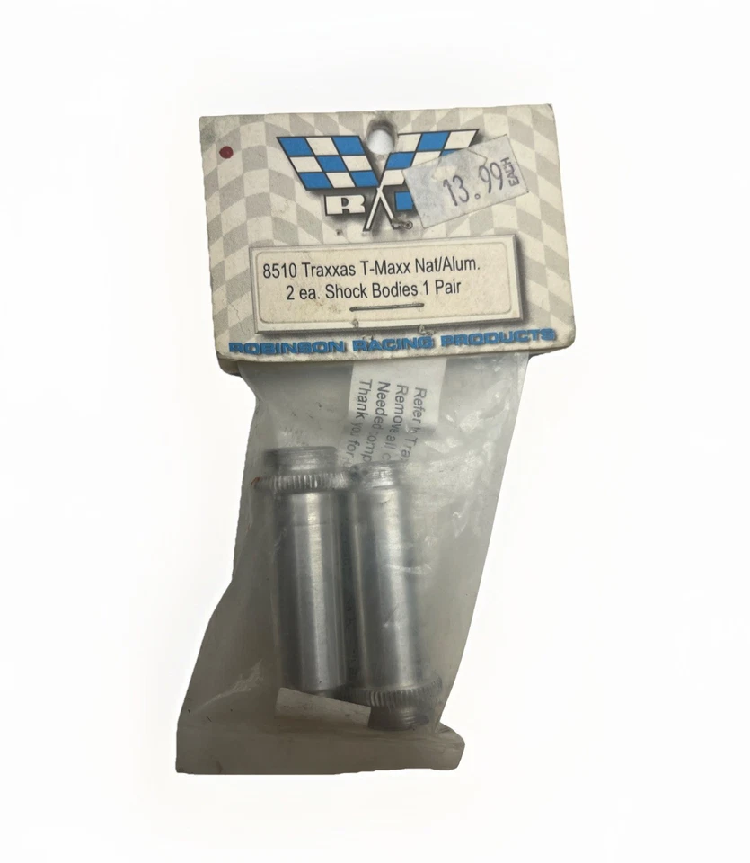 Robinson Racing Products Traxxas Tmaxx 8510 Nat/Alum. 1 pair Shock Bodies Silver - Image 1 of 4