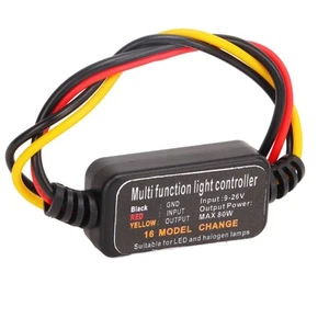 Brake Light Flasher Strobe Controller 16 Modes Flash Strobe Controller For Alarm - Picture 1 of 24