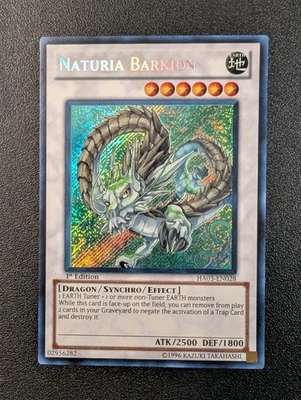 Naturia Barkion HA03-EN028 Secret Rare 1st Edition Yugioh Card LP - Image 1 of 3