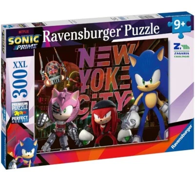PUZZLE SONIC PRIME 300 PZ NEW YORK CITY PER BAMBINI +9 ANNI RAVENSBURGER - Immagine 1 di 2