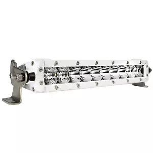 Black Oak LED Pro Series 3.0 Single Row 10" Light Bar Combo Optics White Housing - Picture 1 of 4