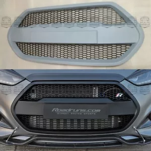 Roadruns Replacement Grille for Hyundai Veloster Turbo 2013-2017 UNPAINTED - Picture 1 of 11