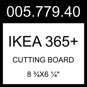 IKEA IKEA 365+ Cutting Board 3 Pack 8 ¾x6 ¼" 005.779.40 - Picture 1 of 1