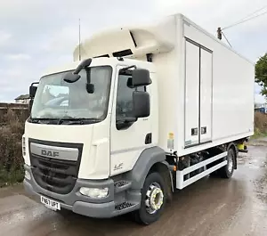 2017 DAF LF55,210 FRIDGE FREEZER 16 TON TUCKAWAY TAIL-LIFT EURO-6 U-LEZ SCAFFOLD - Picture 1 of 12