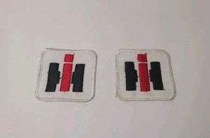 (2) Vintage IH international Harvester patches 2 " Square Old New Stock - Picture 1 of 3