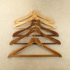 5 x appendiabiti vintage cappotto di legno - vari hotel Harrods #1866