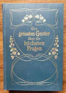 Die Grossten Geister Uber Die Hochsten Fragen (Year Unknown, Hardcover) - Imagen 1 de 1