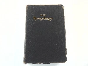 Antique 1878 BIBELN Den Heliga Skrift Eller Gamla Swedish Bible Religious Book * - Picture 1 of 12