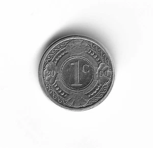 2000 Netherlands Antilles - 10 Cents - 754 - Nickel Plated Steel - 3g - Picture 1 of 2
