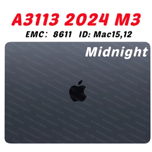 for Macbook Air A3113 M3 EMC8611 Mac15,12 LCD Screen Display Assembly (Midnight) - Picture 1 of 6