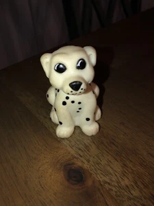Vintage Dalmatian Vinyl Squeeze Toy Dog Figure by Knobler Intl 1992 2.5 in% - Picture 1 of 4
