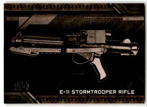 2017 Star Wars Topps Galactic Files Reborn Weapons E-11 #W-4