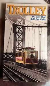 VHS Video - Trolley - The Cars That Built Our Cities ( 1992) Atlas Video. . - Picture 1 of 10