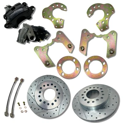 Kit de conversión de disco trasero Ford 9" Big Ford Torino y pinzas negras Ford antiguas Foto 1 de 4