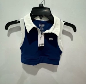 NWT Solid & Striped The Allie Bra Size XXS Crop Top Sports Bra Tank Gym Workout - Picture 1 of 6