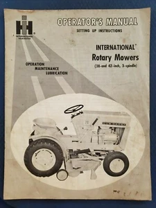 International Rotary Mowers Owners Manual - Setting Up Instructions 38" 42" H - Picture 1 of 4