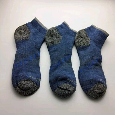 Lote de 3 pares de calcetines de cuarto resistentes a ampollas Avalanche para hombre talla L Foto 1 de 4