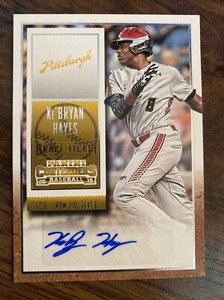 Ke'Bryan Hayes 2015 Panini Contenders Draft Ticket Auto #33 Pittsburgh Pirates