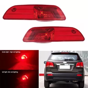 PARAGOLPES TRASERO DOBLE LED FRENO TRASERO LUZ ANTINIEBLA CON BOMBILLA DE ALAMBRE PARA KIA SORENTO 2009-2012 - Imagen 1 de 6