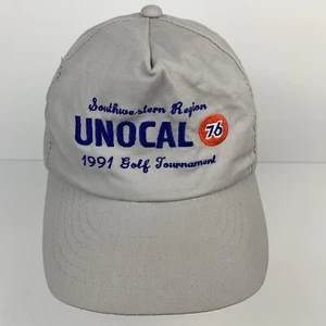 RARE 1991 Unocal 76 Oil Gas Hat Cap Golf Tournament Baseball Snapback - Picture 1 of 12