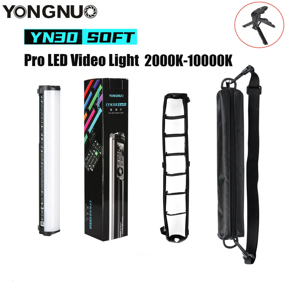 YONGNUO YN30Soft YN30 Soft Light Handheld RGB LED Video Light APP Remote Control - Image 1 of 4