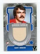 2012-13 In The Game Between the Pipes Game-Used Jersey Gary Inness #M-32
