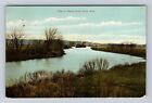 Ionia MI-Michigan, landschaftlich reizvoller Blick Grand River, antik Vintage c1911 Postkarte