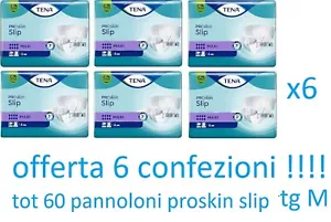 TENA SLIP MAXI M CONFEZIONI DA 10 PANNOLONI OFFERTA 6 CONFEZIONI TOT 60 PEZZI - Foto 1 di 7