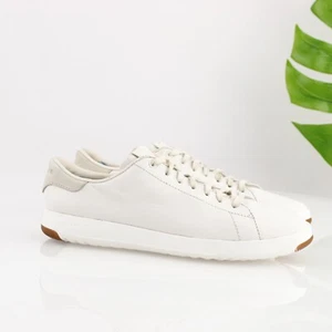 Cole Haan Damen GrandPro Sneaker Größe 8 Weiß Leder Retro Tennis Schnürschuh - Bild 1 von 14