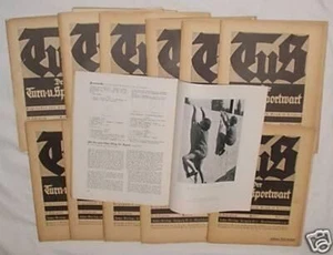 12 Zeitschriften "Der Turn- u. Sportwart" 1938 komplett - Bild 1 von 1