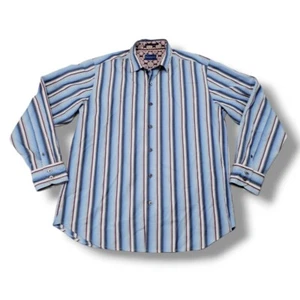 Tommy Bahama Shirt Size Large Mens Dress Shirt Long Sleeve Button Down Shirt EUC - Picture 1 of 7