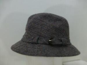 Kangol Design Bucket Hat gray Wool madmen mid cent cap lid fedora mens sz Medium
