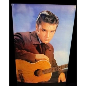Elvis Presley Poster 1980 Gitarre Rockabilly 24x35 Anabas A1003 Vintage Young Elvis - Bild 1 von 12