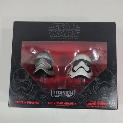 Star Wars Black Series. Titanium Series Helmets 02. Phasma & First Order Trooper - Image 1 of 4