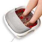 "Foldable Foot Spa Tub & Heated Bubble Massager for Fatigue, Stress & Tiredness 