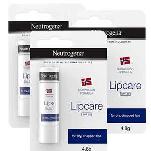 Neutrogena Norwegian formula lip care SPF20 4.8g {pack 3} - Picture 1 of 5