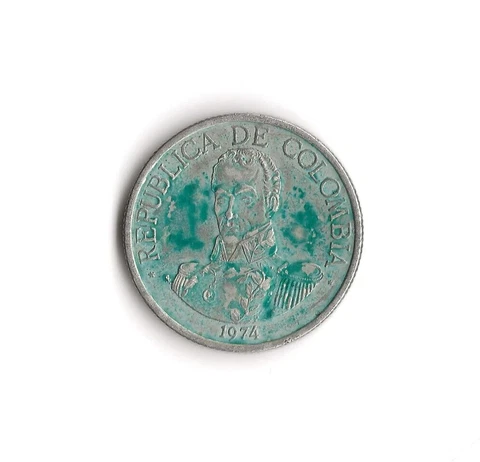 1974 Colombia - 1 Peso - 638 Cover