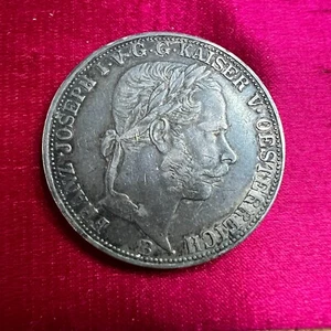 RZADKI Vereinstaler Austria 1866b Kremnitz 900s srebro ss Franciszek Józef I. - Zdjęcie 1 z 3