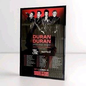 DURAN DURAN Future Past Tour 2023 Framed Concert Poster - Picture 1 of 2