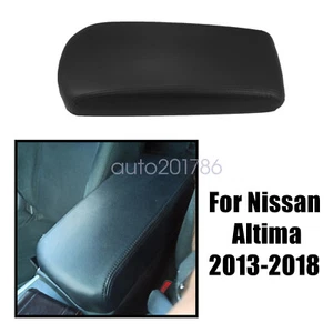 Fits Nissan Altima 2013-2018 Leather Center Console Armrest Lid Cover Black - Bild 1 von 12