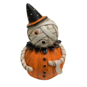 Transpac Imports - Pumpkin Dress-Up Peep Shelf Sitter Mummy - J7996 - Picture 1 of 1