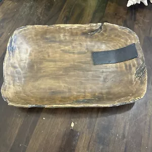 Servizio Salumi Legno Composito Resina Epossidica Vassoio Decorativo con Accento Metallo. - Foto 1 di 10